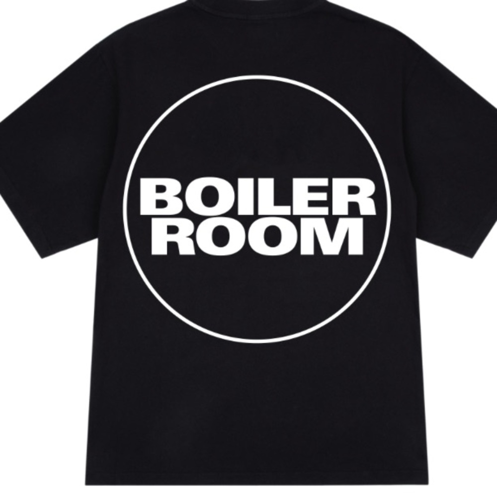 BOILER ROOM T SHIRT- Reflective Text NOT SOLD ONLINE